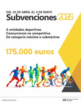 La Diputación lanza la convocatoria de Málaga Compite para clubes deportivos dotada con 175.000 euros