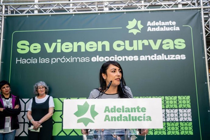 Archivo - La portavoz de Adelante Andalucía en Granada, Inma Manzano