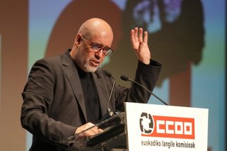 Archivo - El secretario general de CCOO, Unai Sordo