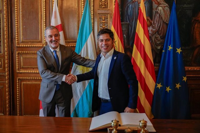 Collboni i Kicillof durant la trobada