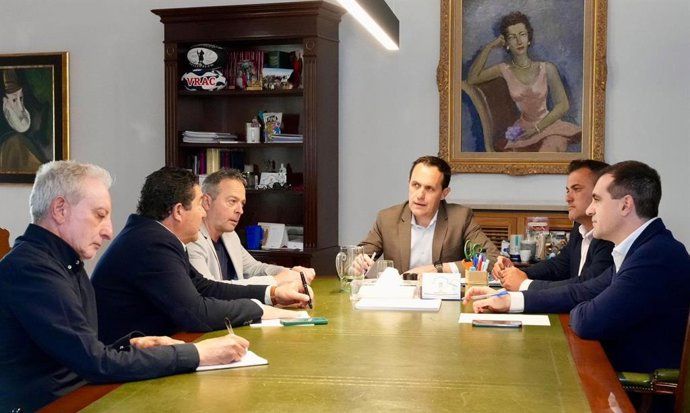 Un momento de la reunión.