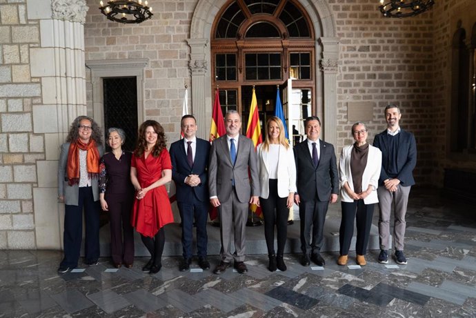 Encuentro de Collboni con alcaldes y representantes europeos y norteamericanos.