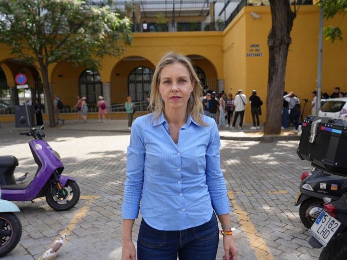 La portavoz de Vox en el Ayuntamiento de Sevilla, Cristina Peláez.