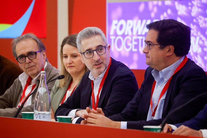 El ministro de Hacienda, Arcadi España, en la Global Progressive Mobilisation