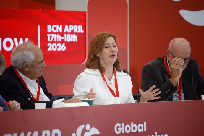 La presidenta del Congreso, Francina Armengol, interviene en la segunda jornada de la GPM en Barcelona
