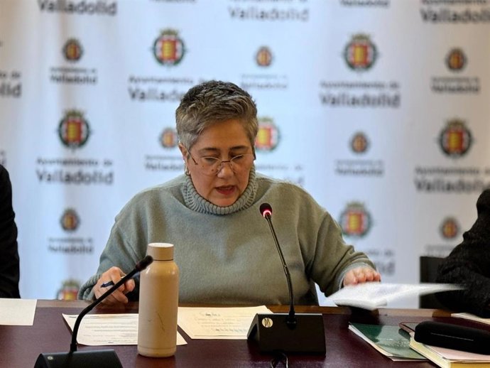 Cristina Colino, portavoz del grupo municipal Valladolid Toma la Palabra.