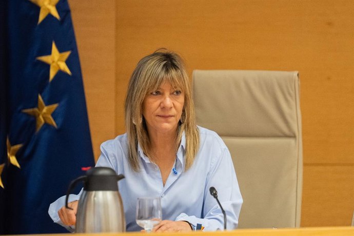 Archivo - La diputada del GPP y potavoz municipal en Avilés, Esther Llamazares.