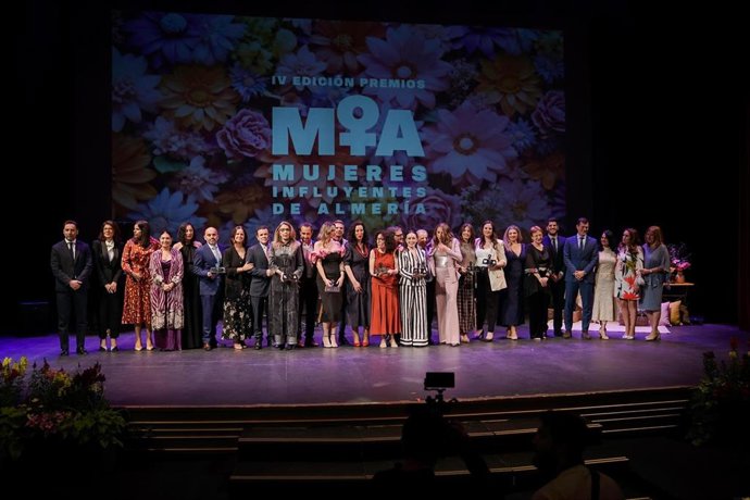 Gala de entrega de los IV Premios MIA en Almería.