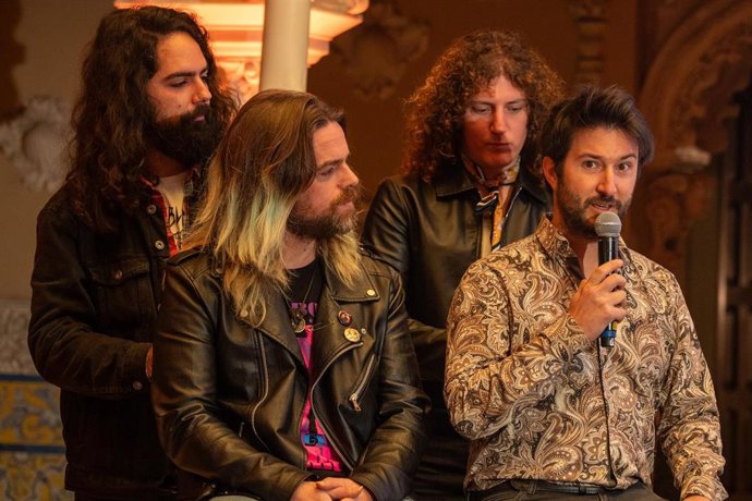 Archivo - El grupo musical Derby Motoreta's Burrito Kachimba, uno de los participantes.