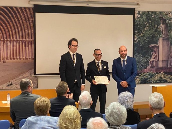 El director general de Cultura ha participado en el acto de conmemoración del 50 aniversario del Instituto de Estudios Sijenenses.