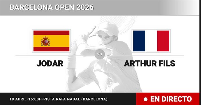 Rafael Jodar - Arthur Fils: resumen y estadísticas del partido de Semifinal de Barcelona Open