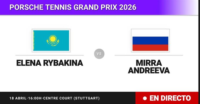 Elena Rybakina - Mirra Andreeva: resumen y estadísticas del partido de Semifinal de Porsche Tennis Grand Prix