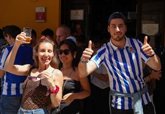 Foto: Sevilla se tiñe con los colores del Atlético y la Real de miles de aficionados desplazados para la final de Copa
