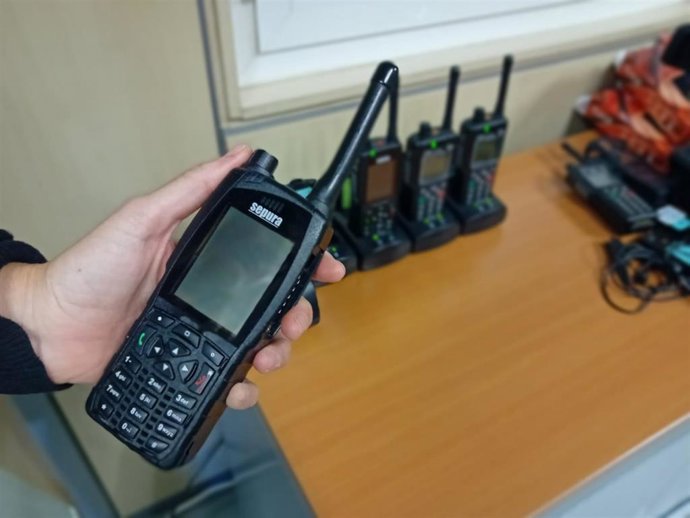 Terminal de las emisoras de la red Rescat de la Generalitat