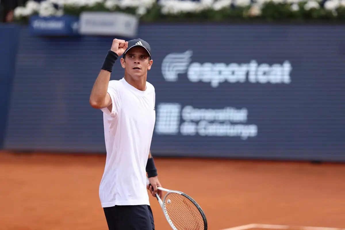 Rafa Jódar durante el partido de semifinales