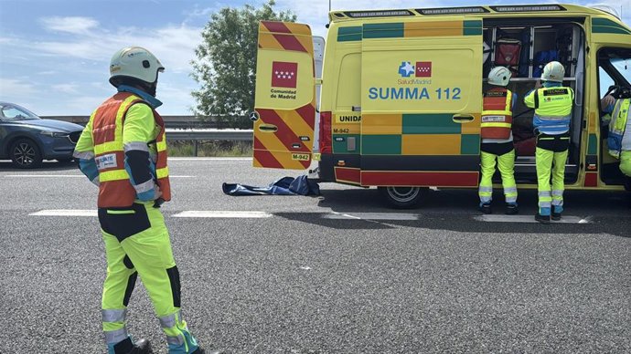 Ambulancia del Summa 112 en Pinto