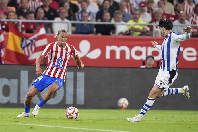 Marcos Llorente, en un partido con el Atlético de Madrid.