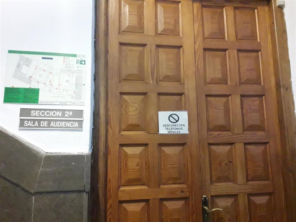 Archivo - Sala de vistas de la Sección Primera de la Audiencia de Granada.