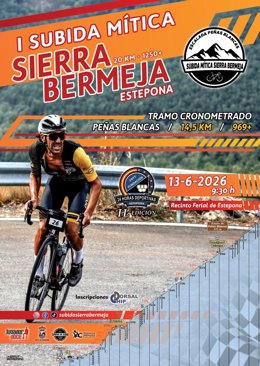 Cartel de la Subida Mítica Sierra Bermeja en Estepona