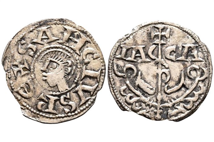 Imagen de la moneda adquirida por el Museo de Navarra.