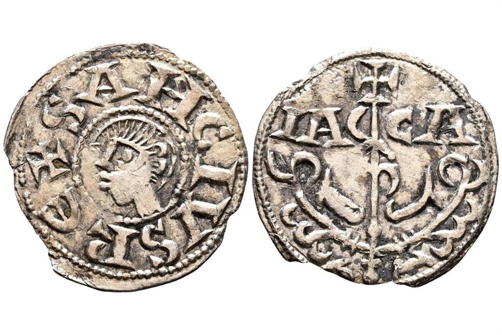 Imagen de la moneda adquirida por el Museo de Navarra.