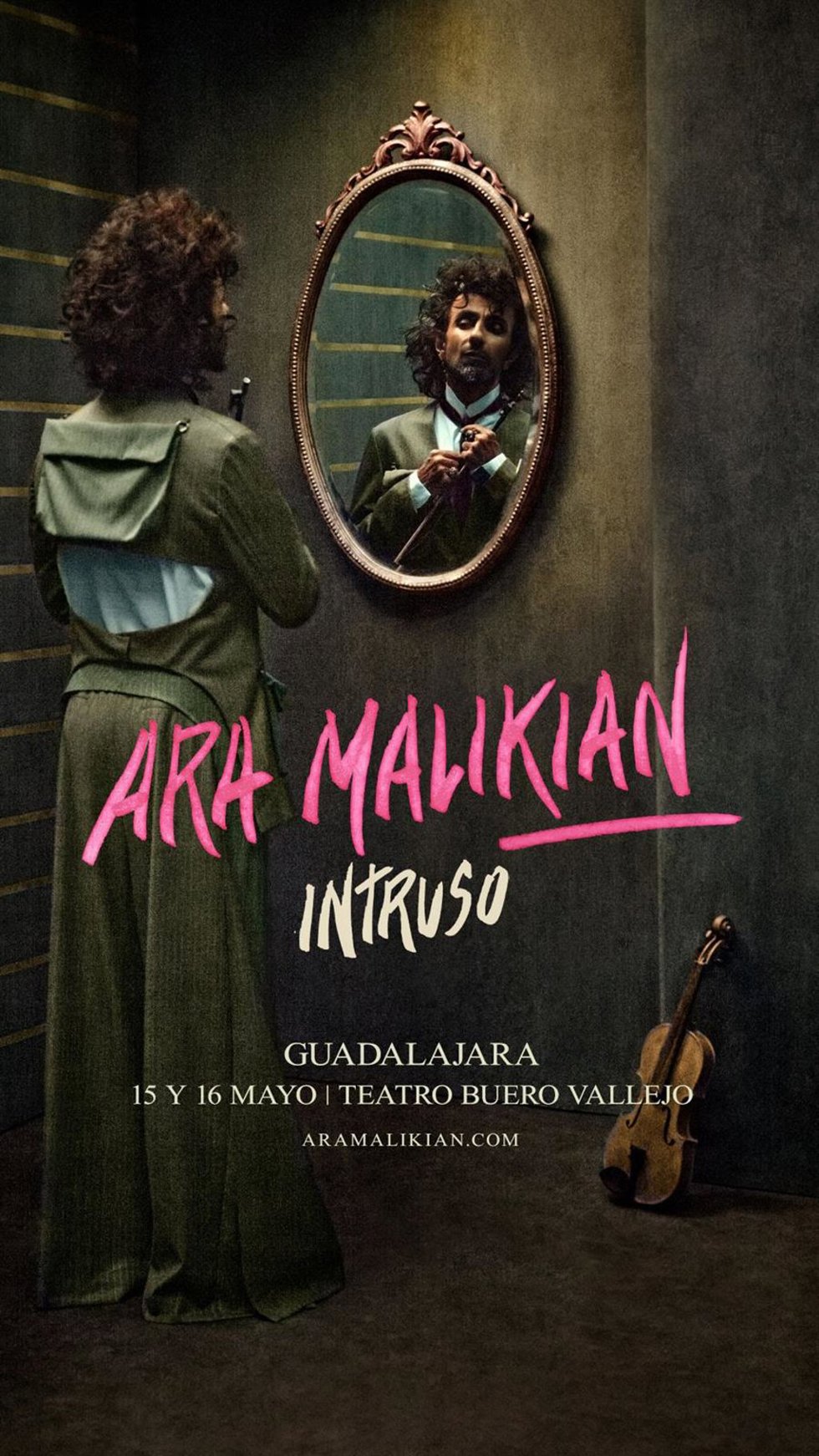 El artista estará en el Buero Vallejo de Guadalajara el 15 y 16 de mayo.