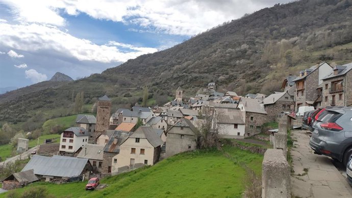 Vista de Gistaín (Huesca).