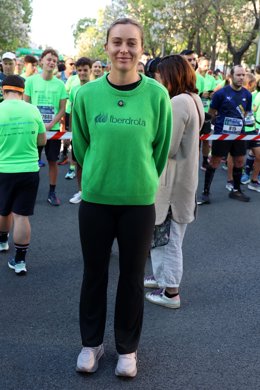 Paula Badosa participa da 13ª edição da corrida “Madrid em marcha contra o câncer”, em 19 de abril de 2026, em Madri (Espanha).