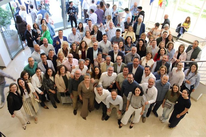 Representantes del PP de Jaén en la Intermunicipal del PP-A en Córdoba.