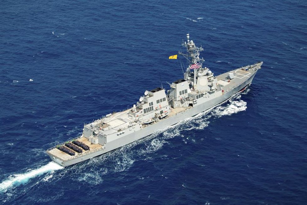 Archivo - Fotografía del 'USS Spruance' (archivo)