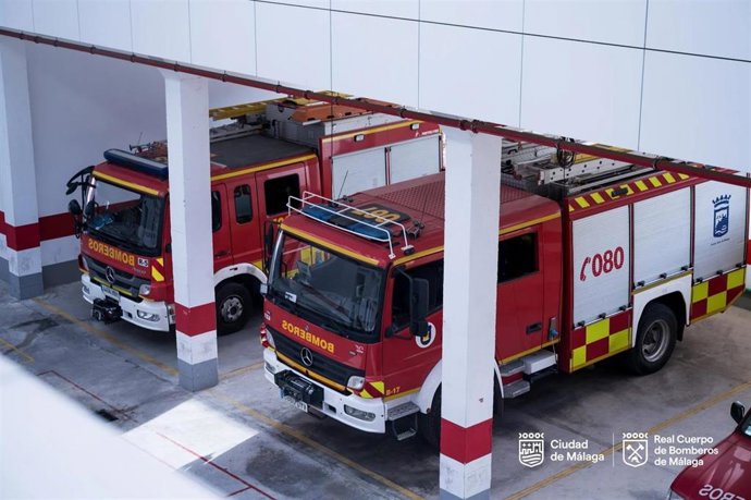 Archivo - Camión de bomberos en una imagen de archivo
