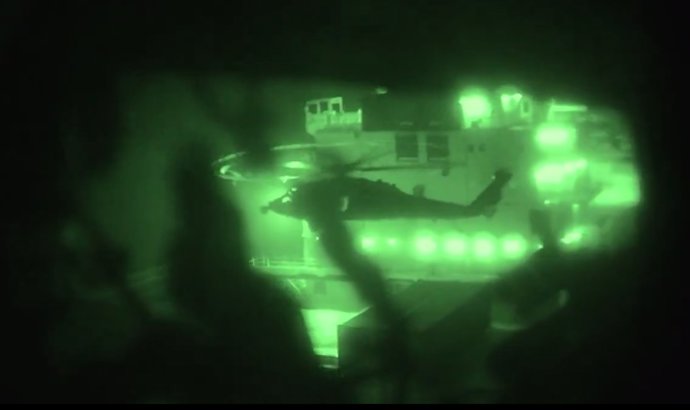 EEUU publica un vídeo del ataque a un buque de Irán