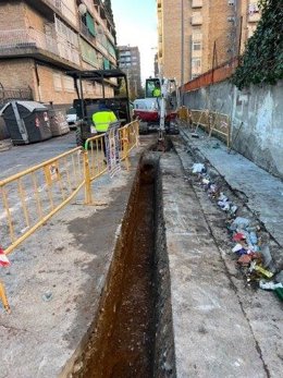 Obras de Endesa en la zona Norte de Granada.
