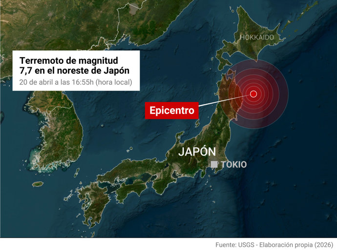Terremoto en Japón