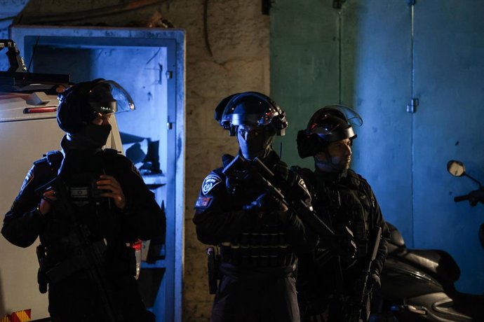 Archivo - Arquivo - Imagem de arquivo de agentes da Polícia israelense