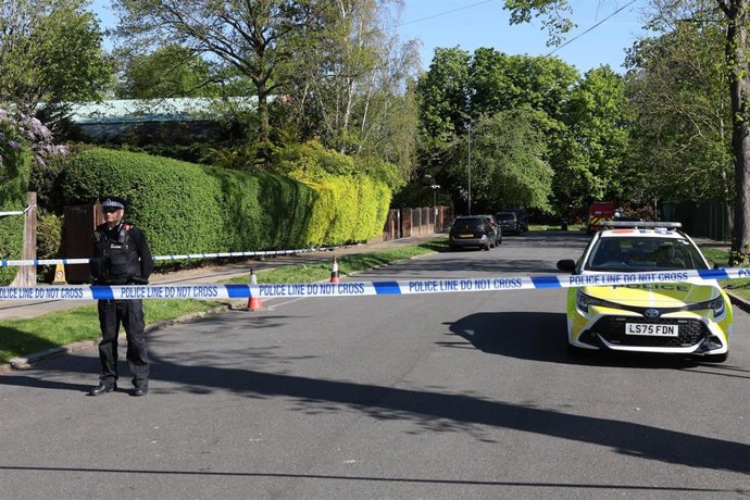 Imagen de archivo de la Policía de Londres desplegada tras un ataque contra una sinagoga.