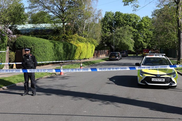 Imagem de arquivo da Polícia de Londres mobilizada após um ataque a uma sinagoga.