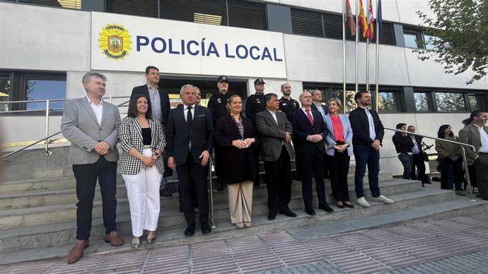 Inauguración de la rehabilitada sede de la Policía Local y el Servicio de Extinción de Incendios y Salvamento de los Bomberos de Burgos.