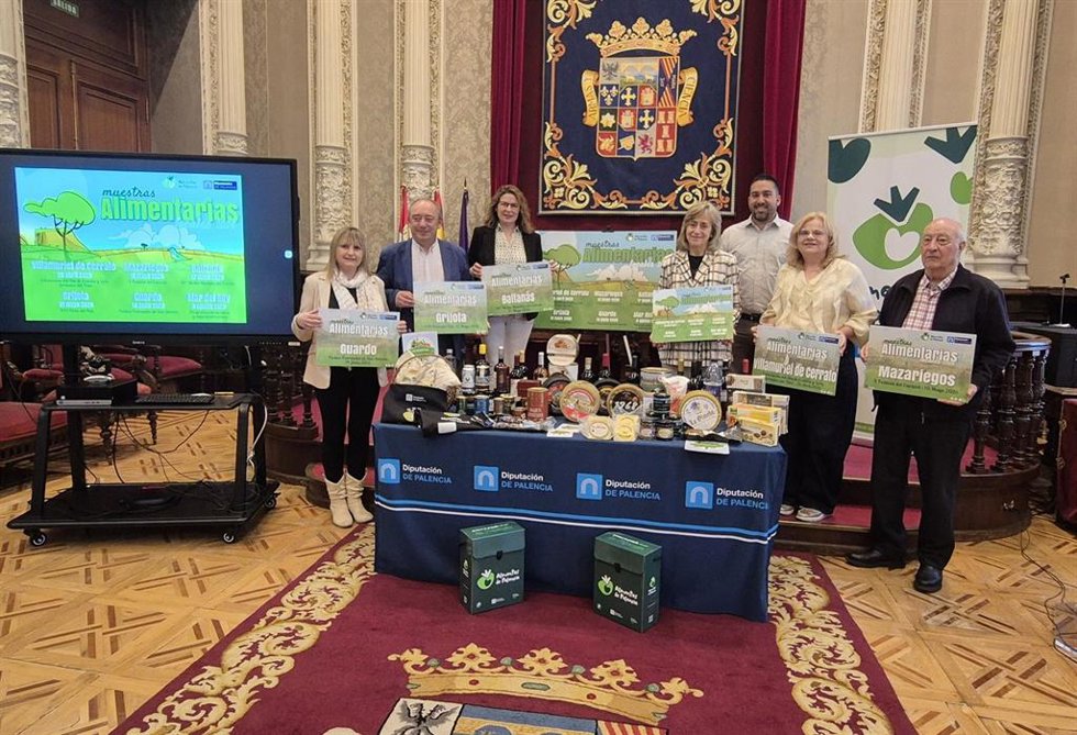 Presentación de las Muestras Alimentarias Locales para impulsar 'Alimentos de Palencia'.
