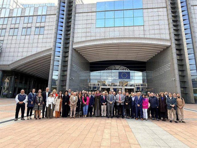 El vicepresidente segundo del Gobierno de Castilla-La Mancha, José Manuel Caballero, en Bruselas
