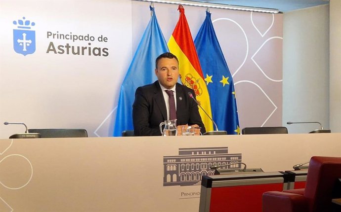 El consejero de Hacienda, Justicia y Asuntos Europeos, Guillermo Peláez.