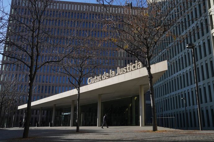 Archivo - Façana de la Ciutat de la Justícia de Barcelona
