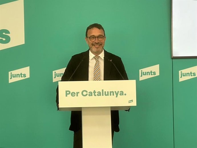 El portavoz de Junts, Josep Rius