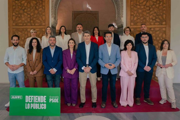 El PSOE presenta la candidatura de Granada para las elecciones andaluzas.