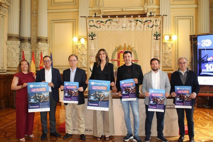 Presentación de la celebración en Valladolid del décimo aniversario de la '3D Printer Party'.