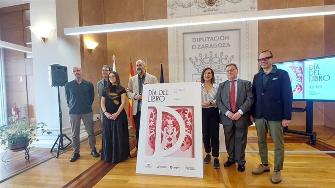 Presentación del Día del Libro en Zaragoza.