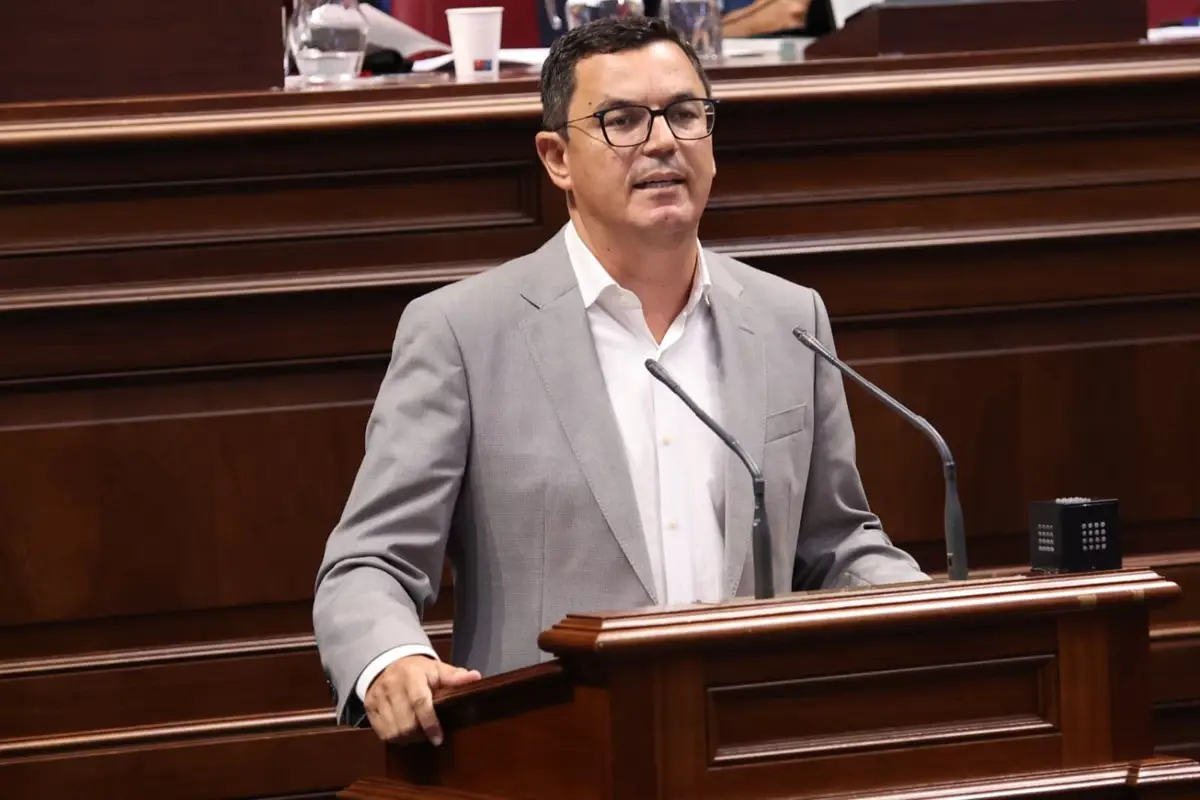 Pablo Rodríguez, consejero de Obras Públicas, Vivienda y Movilidad del Gobierno de Canarias