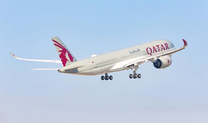 Avión de Qatar Airways