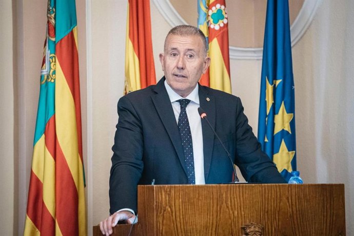 Archivo - El portavoz del equipo de gobierno de Castelló, Vicent Sales