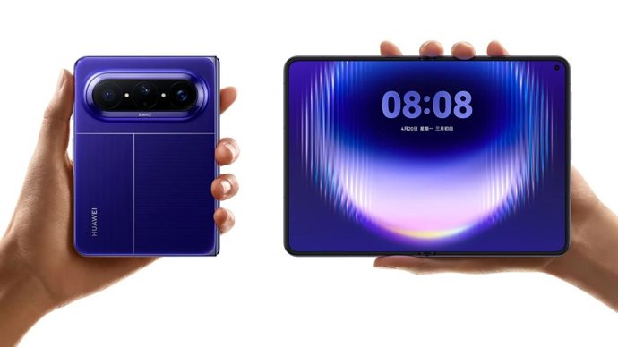 Huawei Pura X Max dobrável.